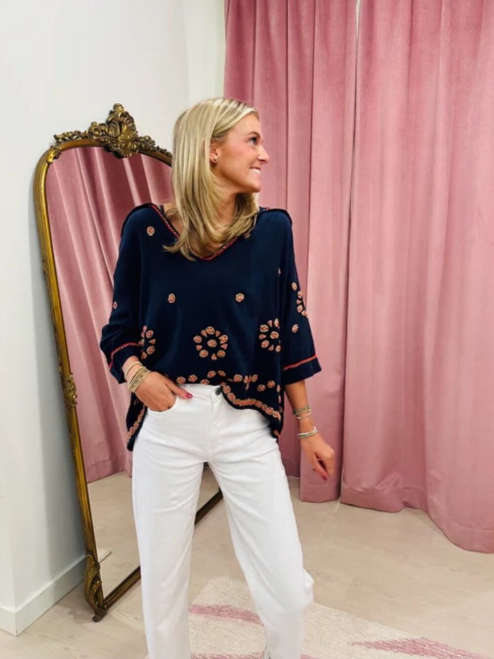 THE GREAT. beaded sailor top - Picture 7 of 7